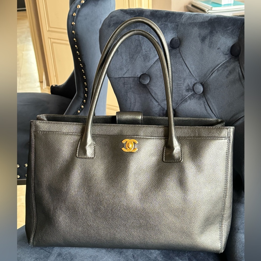 COPY - Chanel Black Cerf Executive Tote